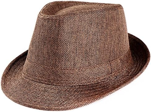גנגסטר כובע חוף סאן פדורה פנמה קש, כובע ג'אז כובע כובעים טרילבי כובע סונה כובע צבע אחיד גברים נשים הגנה על שמש כובע