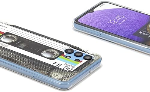 מארז טלפון של Stinfiztol תואם לגלקסי A32 5G Case, Cassett Cassett Cassette מסוג שנות ה -80 מכסה TPU רך עבור סמסונג גלקסי A32 5G 6.5 אינץ