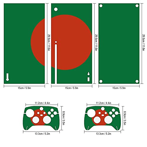 דגל של קונסולת Xbox Series Bangladesh Series ו- Controller Skins