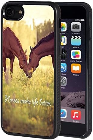 iPhone SE 2020/iPhone 7/iPhone 8 מארז, נושא הסוס TPU עמיד למקרה עמיד לאפלא iPhone SE 2020/iPhone 7/iPhone 8 4.7 אינץ '