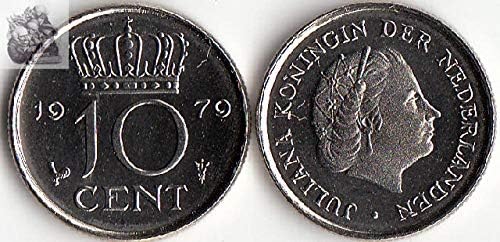 הולנד האירופית 10 נקודות מטבעות 1979 מהדורה אוסף מתנות מטבעות זרים
