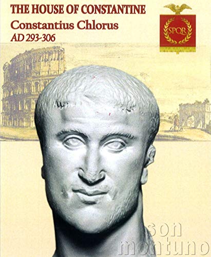 קונסטנטיוס I כלורוס - מטבע ברונזה רומאי עתיק בתיקיה עם תעודת אותנטיות - בנו של קונסטנטין הגדול קונסטנטיוס החיוור 293-306 לספירה
