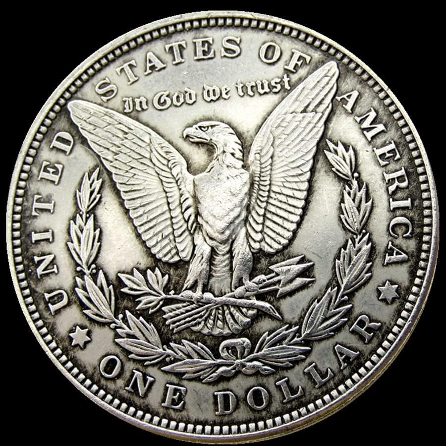 מטבע סילבר דולר סילבר ארהב מורגן דולר עותק זר מטבע זיכרון 63
