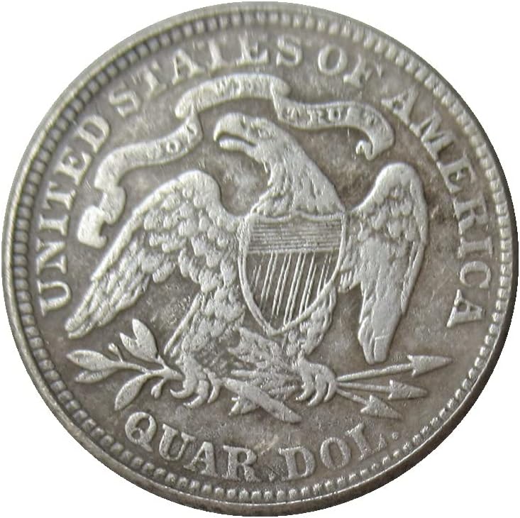 דגל 25 סנט דגל 1868 מטבע זיכרון מצופה מכסף מטבע זיכרון