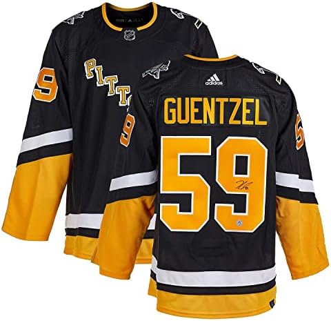 ג'ייק גוונטל חתם על פיטסבורג פינגווינים Alt City Adidas Jersey - גופיות NHL עם חתימה