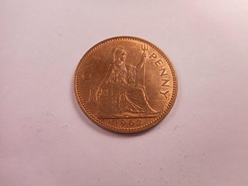 המלכה אליזבת השנייה פרוטה אחת משנת 1962 מטבע מספר 11