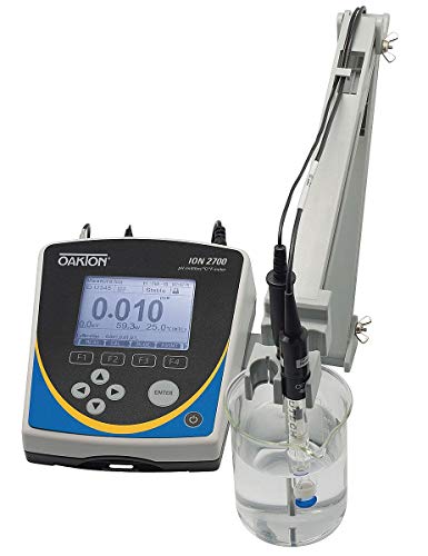 אוקטון WD-35421-00 מכשירים סדרת יון 2700 מד ספסל עם אלקטרודה pH, בדיקת ATC, מעמד אלקטרודה ותוכנה