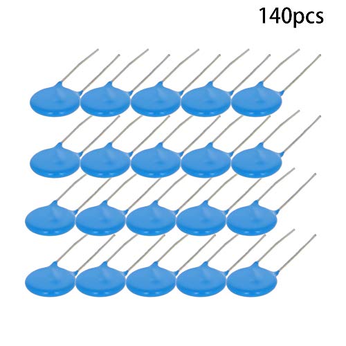 פילקט 10 יחידים מתלים מתלים AC 300V 14D471K/F7.5 משתנה דיסק עופרת רדיאלית