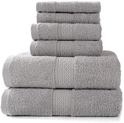 ערכת מגבות רחצה של Czdyuf כותנה רכה וסופגת מגבת כביסה למגבת יד למשפחת חדר אמבטיה