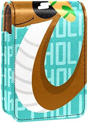 חמוד נייד איפור תיק קוסמטי פאוץ, שפתון מחזיק איפור ארגונית, קיץ הוואי קריקטורה בעלי החיים נחש