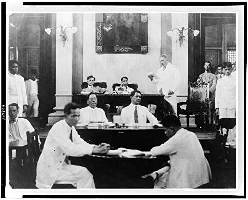 צילום היסטורי-פינדס: איים פיליפינים, גנרל לאונרד ווד, מחוקק פיליפיני, 1900-1923