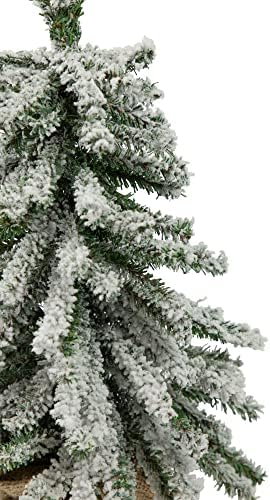 15 עציץ עציץ עץ נוהר מטה -ספטית מיני אורן אורן בינוני עץ חג המולד מלאכותי, לא