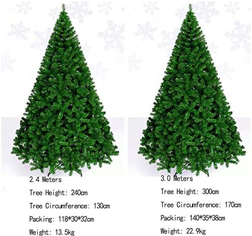 DLPY 7.8ft עץ חג המולד מלאכותי קלאסי, Spruce טבעי אלפיני צייר רגליים מתכת מוצקות