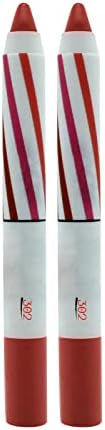 2 מחשב שפתון עיפרון ליפ ליינר קטיפה משי גלוס איפור לאורך זמן ליפלינר עט סקסי שפתיים צבע שינוי שפתון
