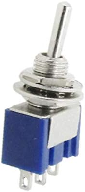 X-DREE 8 PCS AC 125V 6A ON/OFF/ON 3 מתג TOGGLE SPDT SPDT (8 PCS Aс 125-V 6A ON/OFF/ON 3 POSIZIONI SPDT INTRUTTORE A LEVETTA