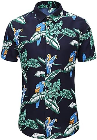 Topunder Graphic Hawaii Super Soft Sumpy Summer חולצה מתאימים לחולצת Tshirt גדולה עם צווארון V פוליאסטר שרוול קצר שרוול פאב תחתון גבר