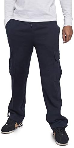 מכנסי טרנינג פליס משקל כבד של גברים