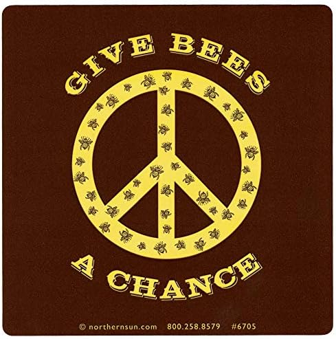 תן לדבורים סיכוי - מדבקת פגוש מגנטית קטנה/מגנט מדבקות