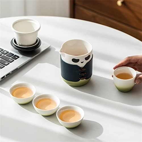 XSNBH Travel Ceramic Tea Set תיק אחסון נייד