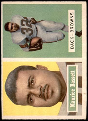 1957 Topps 64 Maurice Bassett Cleveland Browns-Fb Ex Browns-Fb Langston