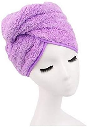 מכסה מקלחת אמבטיה לנשים סופר סופג שיער מגבת שיער יבש מגבת טורבאן כובע עטוף ראש ייבוש מהיר צבע אחיד 2B נשים כובע מקלחת J21114