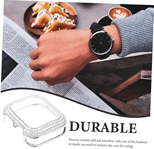 שעון חכם של Ukcoco Smartwatch Smartwatch תיקי שעון בלינג שעון שעון צפייה במארז צפייה באספקת ריינסטון שעון שעון שעון ציוד צפייה בכריכה