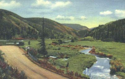 עמק ריבר רד, גלויה של ניו מקסיקו