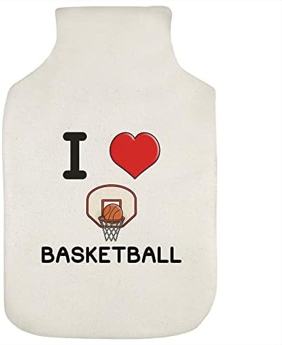 כיסוי בקבוק מים חמים 'אני אוהב כדורסל'