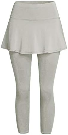 קנגמה נשים קפריס חצאית חצאית עם מכנסי מותניים גבוה