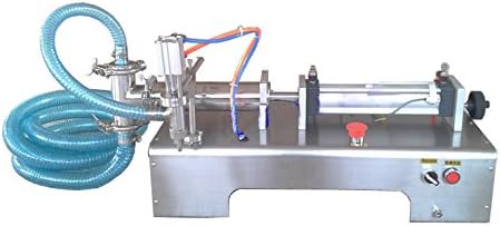 MXBAOHENG אופקי מכונת מילוי נוזלית מלאה פנאומטית לשמפו, מים, שמן 10-300 מל