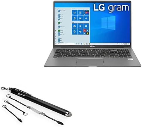 עט חרט בוקס גלוס תואם ל- LG Gram 15 - Evertouch Capacitive Stylus, קצה סיבים קיבולי עט עט עבור LG Gram 15 - Jet Black