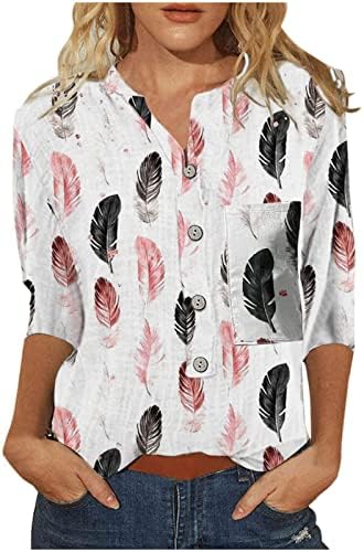 חולצת שרוול 3/4 לנשים סתיו צוות קיץ סטרץ 'ספנדקס גרפי טרקלין סרוג חולצות Tshirts בנות 2023 GW