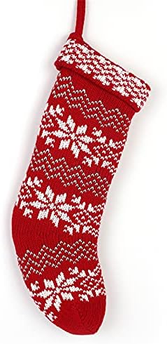 גרבי חג המולד של Flekmanart, גרביים תלויים לאח, עץ חג המולד, קישוט עונתי, גרביים גדולים קלאסיים של קישוטי מסיבת חג משפחתית סנטה