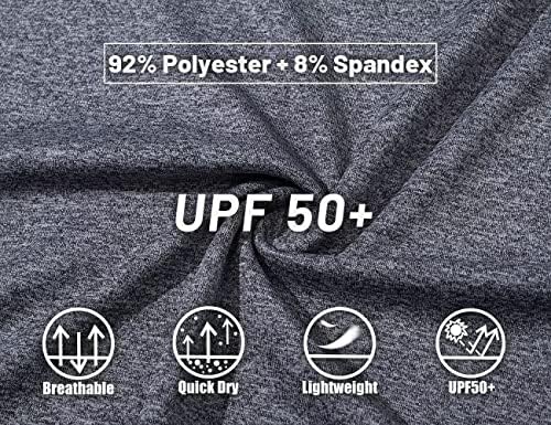 חולצות פולו לנשים של Magcomsen שרוול ארוך UPF 50+ הגנת שמש חולצות גולף מהירות אימון אתלטי יבש חולצה צווארון
