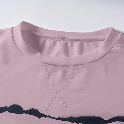 סווטשירט סווטשירט לנשים, 2022 סתיו שרוול ארוך מזדמן רופף פלוס גודל גודל גודל גרפי חולצות חולצות חולצות