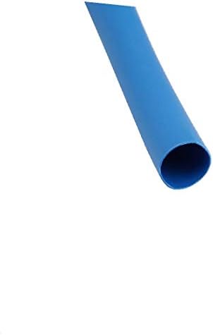 X-DREE אורך 15 מ 'אורך פנימי DIA 6.0 ממ פוליולפין חום צינור צינור צינור שחול כחול (tumocontraíble de poliolefina con diámetro פנים de