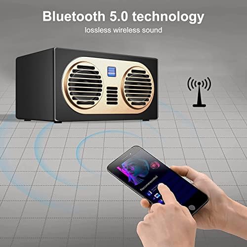 Studiofinix Bluetooth מדף ספרים רמקולי ספרים המופעלים על מערכת קול אודיו, סטריאו מקצועי משופרת בס רמקולים של צג