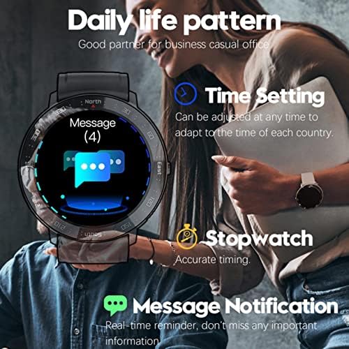 Watch Smart - Sport Smart Watch תואם לאייפון מתנות יום הולדת לסמסונג אנדרואיד iOS לנשים גברים IP67 מוניטור לחץ דם פעילות כושר גשש כושר