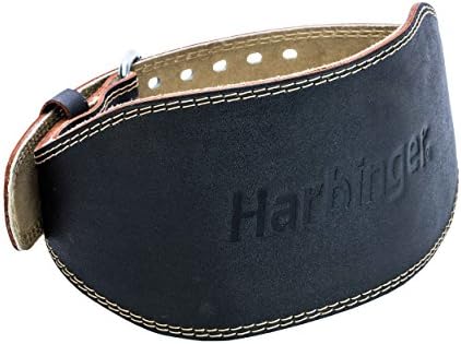 חגורת הרמת משקולות של Harbinger Harbinger Leather Contoorwat