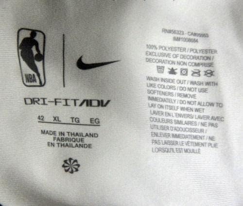 2022-23 פילדלפיה 76ers דניאל גפורד 5 משחק שהונפק P מכנסיים קצרים לבנים 42 - משחק NBA בשימוש
