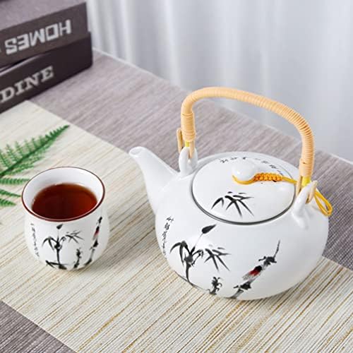 אונונה בסגנון סיני קרמיקה קומקום תה קומקום סיר קפה סיר מים חרסינה וינטג 'סיר תה מתנה