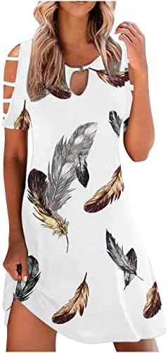 שמלת יולדות של מיאשוי לנשים שמלת קיץ לנשים הצוואר פרחוני הדפס שמלה קצרה שמלת שרוורס שמלת שמלת ציר