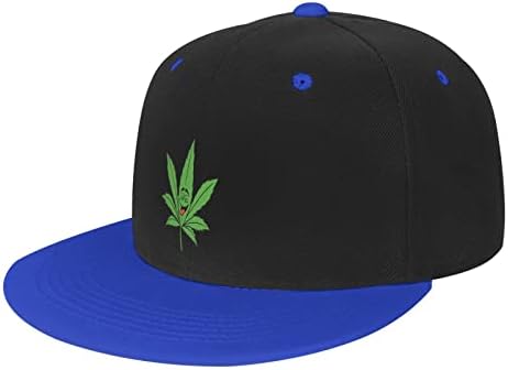 יויג מריחואנה עשב צמחים למבוגרים שטוח אפס מקום ניגודיות היפ הופ כובע בייסבול כובע יוניסקס סנאפבק כובעי שטוח ביל