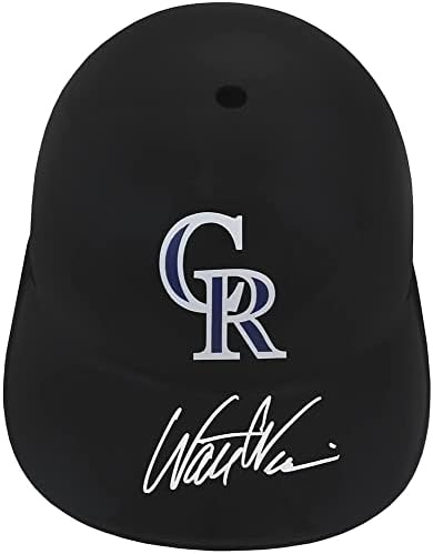 וולט וייס חתם על העתק מזכרת של קולורדו רוקיס, קסדה עם חתימה של קסדות ליגת הבייסבול