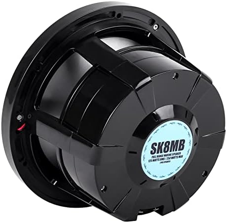 Skar Audio SK8MB 8 טווח מלא דו-כיווני טווח מלא 500 רמקולים קואקסיאליים, זוג