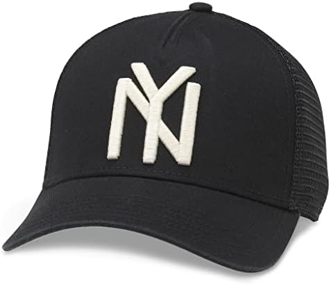 אמריקאי מחט ניו יורק שחור יאנקיז נ. ל ארכיון ואלין סנאפבק בייסבול כובע